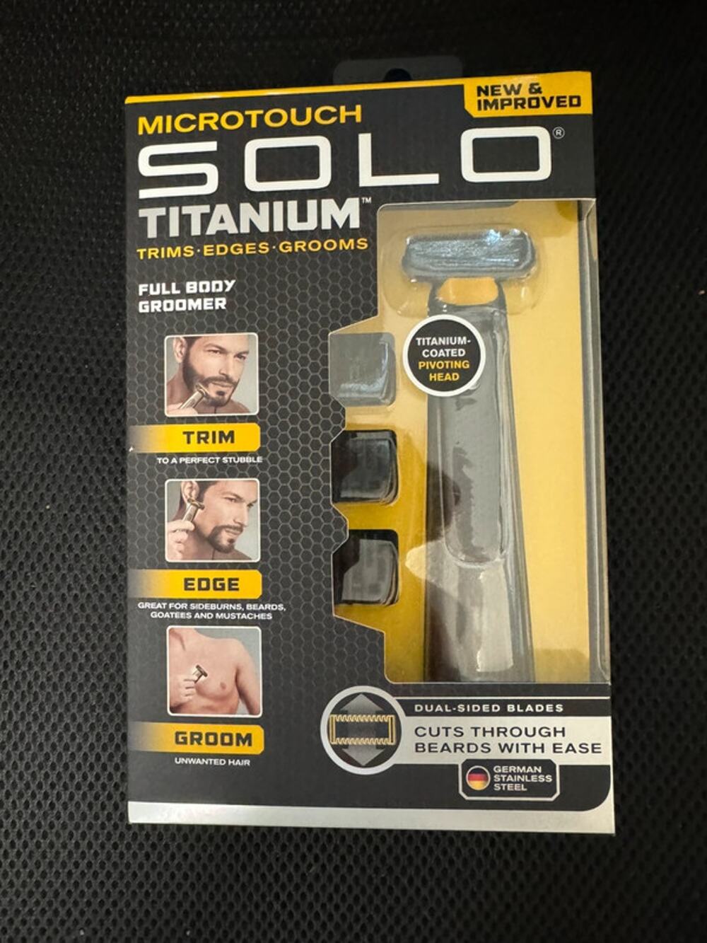 Microtouch Solo Titanium Rechargeable Beard & Body Razor